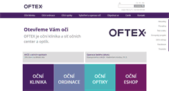 Desktop Screenshot of oftex.cz
